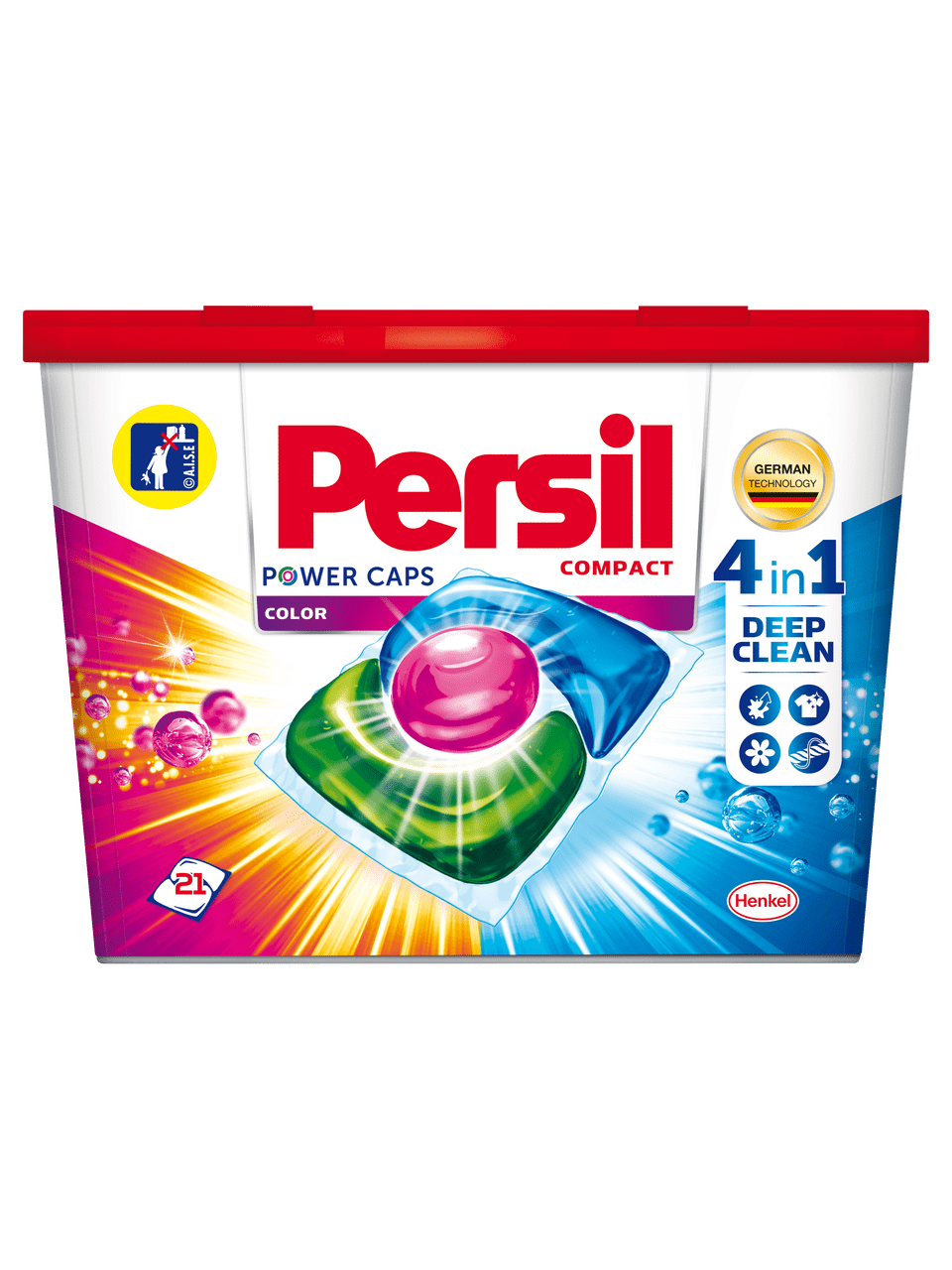 фото: Капсулы для стирки Persil Power Color для цветного белья 21 шт