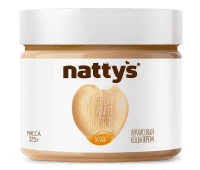 Паста кешью-арахисовая Nattys Nouga с медом 325г