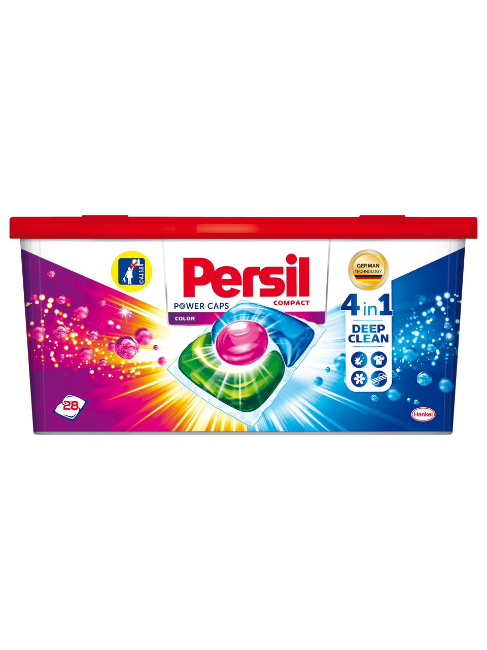 фото: Капсулы для стирки Persil Power Color для цветного белья 28 шт