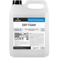 Чистящий шампунь Pro-Brite Dry Foam 025-5, 5л, сухой пеной, для ковров