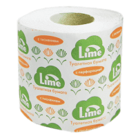 Туалетная бумага Lime в рулоне, светло-серая, 29м, 1 слой, 102924