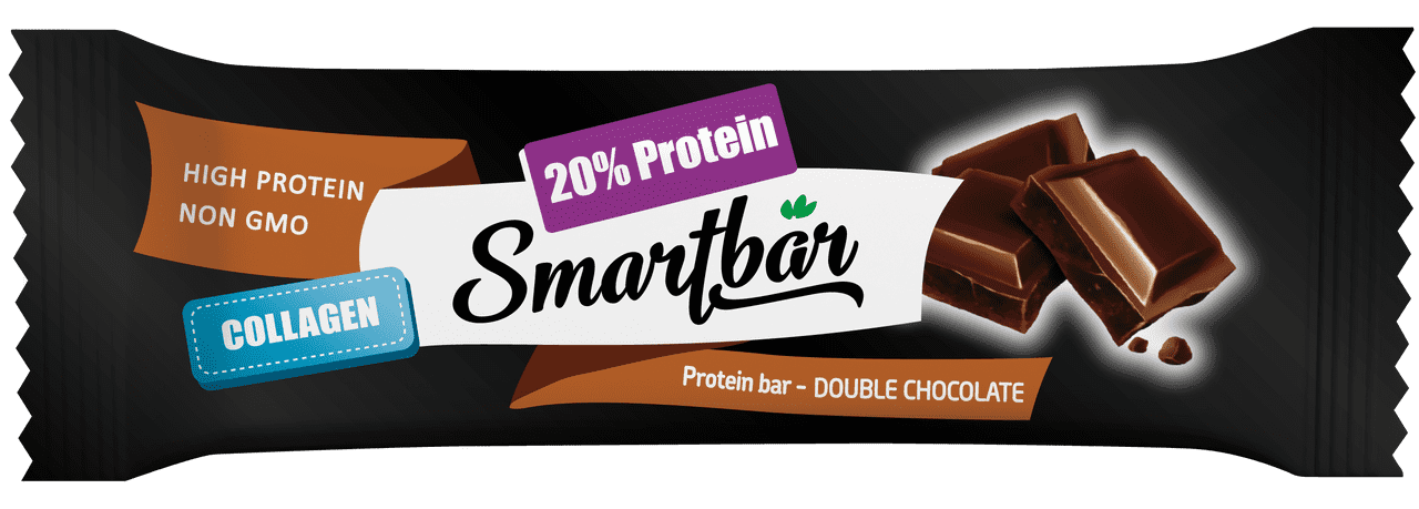 фото: Протеиновый батончик SMARTBAR Protein двойной шоколад, 40г