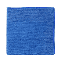 Салфетка хозяйственная универсальная, 38х38см, микрофибра, синяя, 406-130