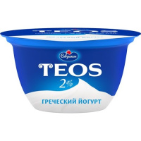 Йогурт Савушкин Teos греческий натуральный 2%, 140г