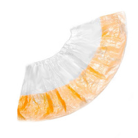 Бахилы Elegreen Экстра 40мкм (3гр), бело-оранжевые, двойные, 50 пар