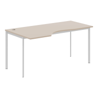 Стол эргономичный СА-1S(L) Мокачино/Алюминий 1600х900х755 IMAGO-S