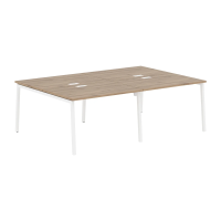 Стол 4-х местный ELWST 2316 Дуб Денвер светлый/Белый 2326х1606х750 EDIS