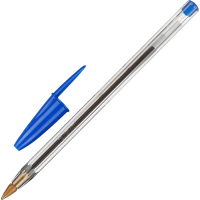 Ручка шариковая Bic Cristal синяя, 0.4мм