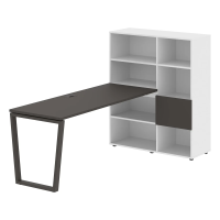 Рабочая станция EVRST 1117 Мокко/Мокко 2190х1120х1355 EDIS