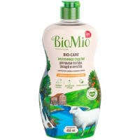 Средство для посуды и детских принадлежностей Bio Mio Эко 450мл, эфирное масло мандарина/ экстракт х