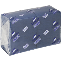 Салфетки сервировочные Luscan Profi Pack синие, 24х24см, 1 слой, 400шт