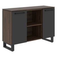 Греденция EGR 1395 Дуб Денвер темный/Антрацит 1350х452х956 ENIO