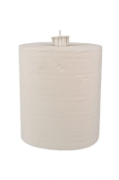 Бумажные полотенца в рулоне, 2 слоя, белые, 150м