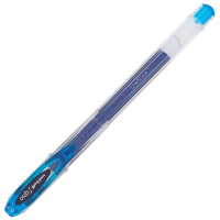 Ручка гелевая Uni UM-120 голубая, 0.7мм