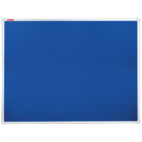 Доска текстильная Brauberg 231700 60х90см, синяя, алюминиевая рама