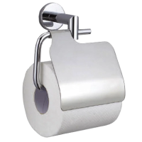 Держатель туалетной бумаги Nofer Line матовый, с крышкой, 16500.S