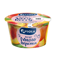 Йогурт Viola Very Berry персик 2.6%, 180г БЗМЖ