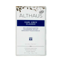 Чай Althaus Bio Earl Grey Classic, черный, 20 пакетиков