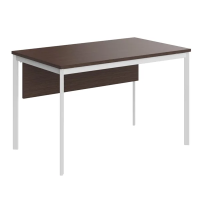 Стол прямой Skyland Imago-S СП-2SD, венге магия/белый полуматовый, 1200х720х755мм