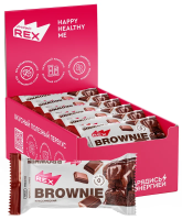 Пирожное протеиновое ProteinRex Брауни Классический без сахара, 50г x 12 шт