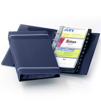 Визитница Durable Visifix на 200 визиток, синяя, 255х145мм, ПВХ, разделитель A-Z, 2385-07