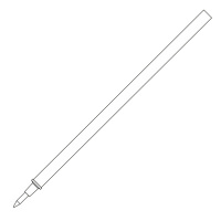 Стержень для гелевой ручки Pilot BLS-G1-5 черный, 0.5мм, 129мм