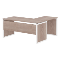 Стол угловой XQPCT 1615 Дуб Сонома/Белый 1600х1500х750 XTEN-QP