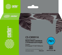 Картридж струйный Cactus CS-CM991A №761 черный (400мл) для HP DesignJet T7100/Т7200