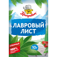 Лист лавровый Приправыч отборный, 10г
