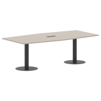 Конференц стол ПРГ-4 Мокачино/Антрацит 2400х1200х750