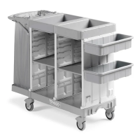 Тележка для отелей серии MAGIC HOTEL 845B TTS, MH845B0T0VV0