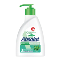 Мыло жидкое Absolut Алоэ антибактериальное 250мл не содержит триклозан с дозатором