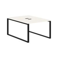 Стол 2-х местный EQWST 1116 Ясень Траун/Черный 1160х1606х750 EDIS