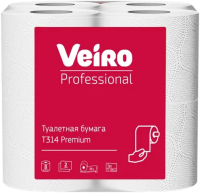Туалетная бумага Veiro Premium Т314, белая, 2 слоя, 20м, 8 рулонов
