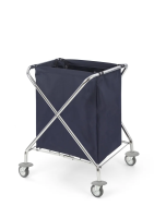Тележка для белья Dust Export TTS, хром, с мешком 150л, 00004057