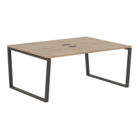 Стол 2-х местный EVWST 1713 Дуб Денвер светлый/Мокко 1760х1346х750 EDIS