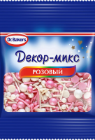 Декор-микс Dr.Bakers розовый, 10г