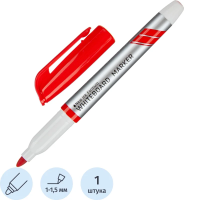 Маркер для белых досок Deli Think, кругл.нак, 1-1,5 мм, красный EU00640