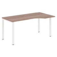 Стол эргономичный XS6CET 169(R) Дуб Сонома/Белый 1600х900х750 XTEN-S60