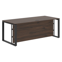 Стол руководителя EST 209H Дуб Денвер темный/Антрацит 2000х900х750 ENIO