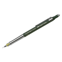 Карандаш механический Faber-Castell TK-Fine Vario L 0.35мм, HB, зеленый корпус, с ластиком