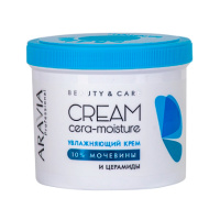 Крем для тела Aravia Professional Cera-Moisture Cream, увлажняющий с церамидами и мочевиной 10%, 500