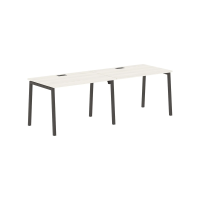 Стол 2-х местный ELWST 2380 Ясень Траун/Мокко 2326х800х750 EDIS