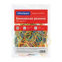 Резинки для денег Officespace 60мм, 500г, ассорти