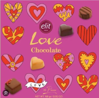 Конфеты Elit 1924 Love Chocolate, ассорти, 168г