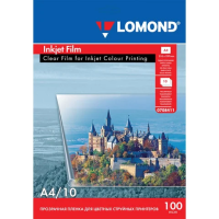 Пленка для струйной печати Lomond прозрачная, А4, 10 листов, 708411