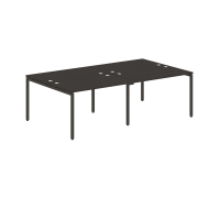 Стол 4-х местный XWST 2414 Дуб Юкон Модерн/Антрацит 2406х1406х750 XTEN-S
