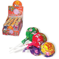 Карамель Chupa Chups XXL Trio, с жевательной резинкой, 29г, ассорти