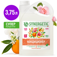 Кондиционер для белья Synergetic Цветущий апельсин и роза, 3.75л