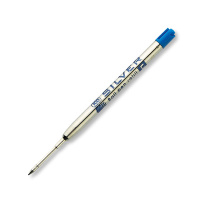 Стержень для шариковой ручки Ico Silver синий, 0.5 мм, 98 мм